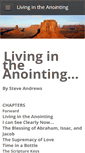 Mobile Screenshot of livingintheanointing.weebly.com