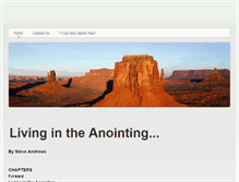 Tablet Screenshot of livingintheanointing.weebly.com