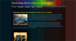 Desktop Screenshot of electrastageschool.weebly.com