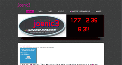 Desktop Screenshot of joenic3.weebly.com