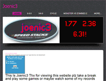 Tablet Screenshot of joenic3.weebly.com