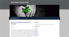 Desktop Screenshot of bestwebhostinggeek.weebly.com