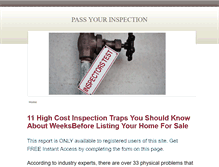 Tablet Screenshot of passyourinspection.weebly.com