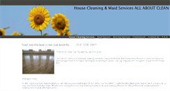 Desktop Screenshot of allaboutclean.weebly.com