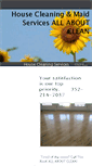 Mobile Screenshot of allaboutclean.weebly.com