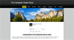 Desktop Screenshot of canadiandeathrace.weebly.com