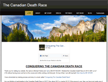 Tablet Screenshot of canadiandeathrace.weebly.com