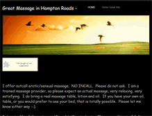 Tablet Screenshot of greatsensualmassagehamptonroads.weebly.com