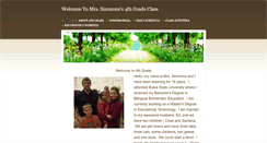 Desktop Screenshot of mrssimmons4th.weebly.com