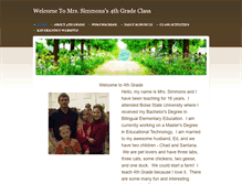 Tablet Screenshot of mrssimmons4th.weebly.com