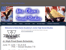 Tablet Screenshot of mrsolsonsocialstudies.weebly.com