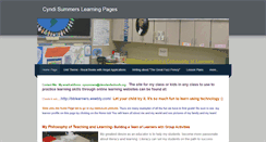 Desktop Screenshot of cyndislearning.weebly.com