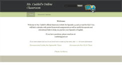 Desktop Screenshot of caddelsclass.weebly.com