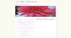 Desktop Screenshot of distinctpinkevents.weebly.com