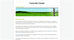 Desktop Screenshot of farmvillecheats.weebly.com