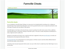 Tablet Screenshot of farmvillecheats.weebly.com