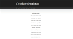 Desktop Screenshot of blooshproductions.weebly.com