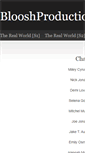Mobile Screenshot of blooshproductions.weebly.com