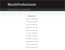 Tablet Screenshot of blooshproductions.weebly.com