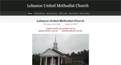 Desktop Screenshot of lebanonumc.weebly.com