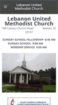 Mobile Screenshot of lebanonumc.weebly.com