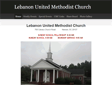 Tablet Screenshot of lebanonumc.weebly.com