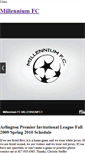 Mobile Screenshot of millenniumfc.weebly.com
