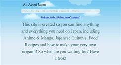 Desktop Screenshot of info4japan.weebly.com