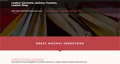 Desktop Screenshot of leathergarments.weebly.com