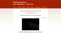 Desktop Screenshot of bulldogbroadcast.weebly.com