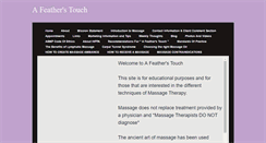 Desktop Screenshot of afeatherstouch.weebly.com