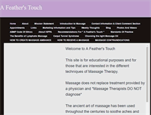 Tablet Screenshot of afeatherstouch.weebly.com