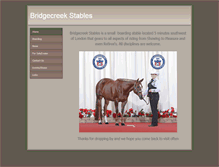 Tablet Screenshot of bridgecreekstable.weebly.com