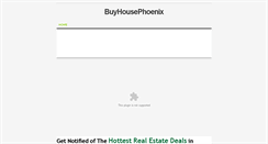 Desktop Screenshot of buyhousephoenix.weebly.com