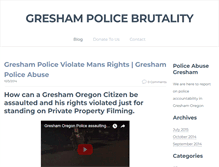 Tablet Screenshot of greshampolicebrutality.weebly.com