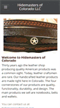 Mobile Screenshot of hidemasters.weebly.com