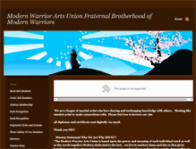 Tablet Screenshot of modernwarriorarts.weebly.com