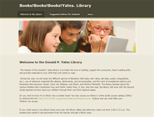 Tablet Screenshot of booksbooksbooksyateslibrary.weebly.com
