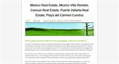 Desktop Screenshot of mexicorealestate-mex.weebly.com