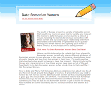 Tablet Screenshot of date-romanian-women.weebly.com