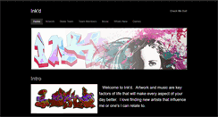 Desktop Screenshot of inkd.weebly.com