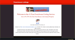 Desktop Screenshot of foreclosurehome.weebly.com