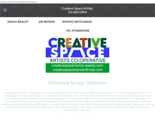 Tablet Screenshot of creativespaceharlow.weebly.com