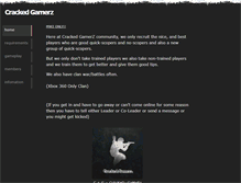 Tablet Screenshot of crackedgamerz.weebly.com