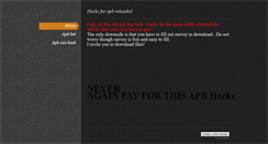 Desktop Screenshot of apbreloadedhacks.weebly.com