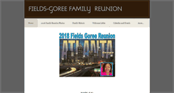 Desktop Screenshot of fieldsgoreereunion.weebly.com