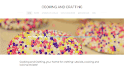 Desktop Screenshot of cookingandcrafting.weebly.com