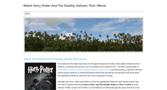 Desktop Screenshot of harrypotterdeathlyhallowspart.weebly.com