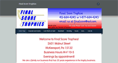 Desktop Screenshot of finalscoretrophies.weebly.com