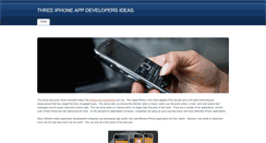 Desktop Screenshot of iphone-app-developers.weebly.com